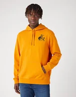 Bluzy męskie - Męska bluza nierozpinana Wrangler LOGO L - miniaturka - grafika 1