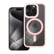 Etui i futerały do telefonów - Etui Color Edge Mag Cover MagSafe iPhone 15 Pro Różowy - miniaturka - grafika 1