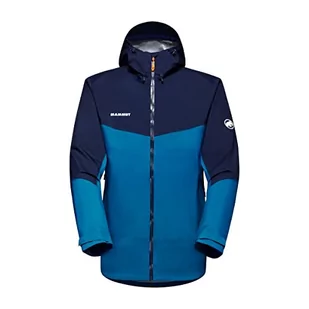 Mammut Convey Tour Hs męska kurtka hardshell z kapturem, Deep Ice-Marine, S - Kurtki męskie - miniaturka - grafika 1