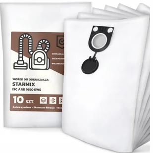 10x Worek do Odkurzacza Starmix Isc Ard 1650 Ews Syntetyczny Tekstylny G9 - Worki do odkurzaczy - miniaturka - grafika 1