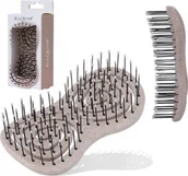 Szczotki i grzebienie do włosów - BlacKomb Ekologiczna Szczotka Do Rozczesywania Włosów Kompaktowa - miniaturka - grafika 1