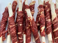 Przysmaki dla psów - Alda Kabanos Wołowina I Dorsz 100g - miniaturka - grafika 1