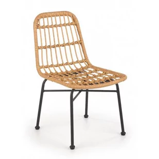 Rattanowe krzesło ogrodowe Afrodyta - naturalne - Fotele i krzesła ogrodowe - miniaturka - grafika 1