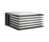 Lampy ogrodowe - Philips - Kinkiet zewnętrzny SHADES 1xE27/15W/230V IP44 antracyt - miniaturka - grafika 1