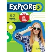 Książki do nauki języka francuskiego - Explore 3 podręcznik + kod (podręcznik online) /PACK/ - miniaturka - grafika 1