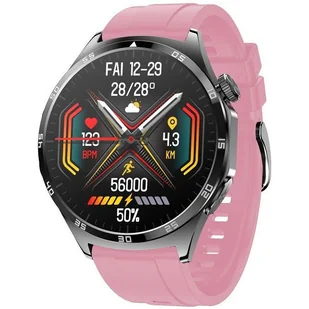 Zegarek Smartwatch Męski Hagen HB27.14.539 różowy - Smartwatch - miniaturka - grafika 1