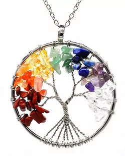 NASZYJNIK Drzewko Życia Szczęścia MINERAŁY Amulet - Naszyjniki - miniaturka - grafika 1