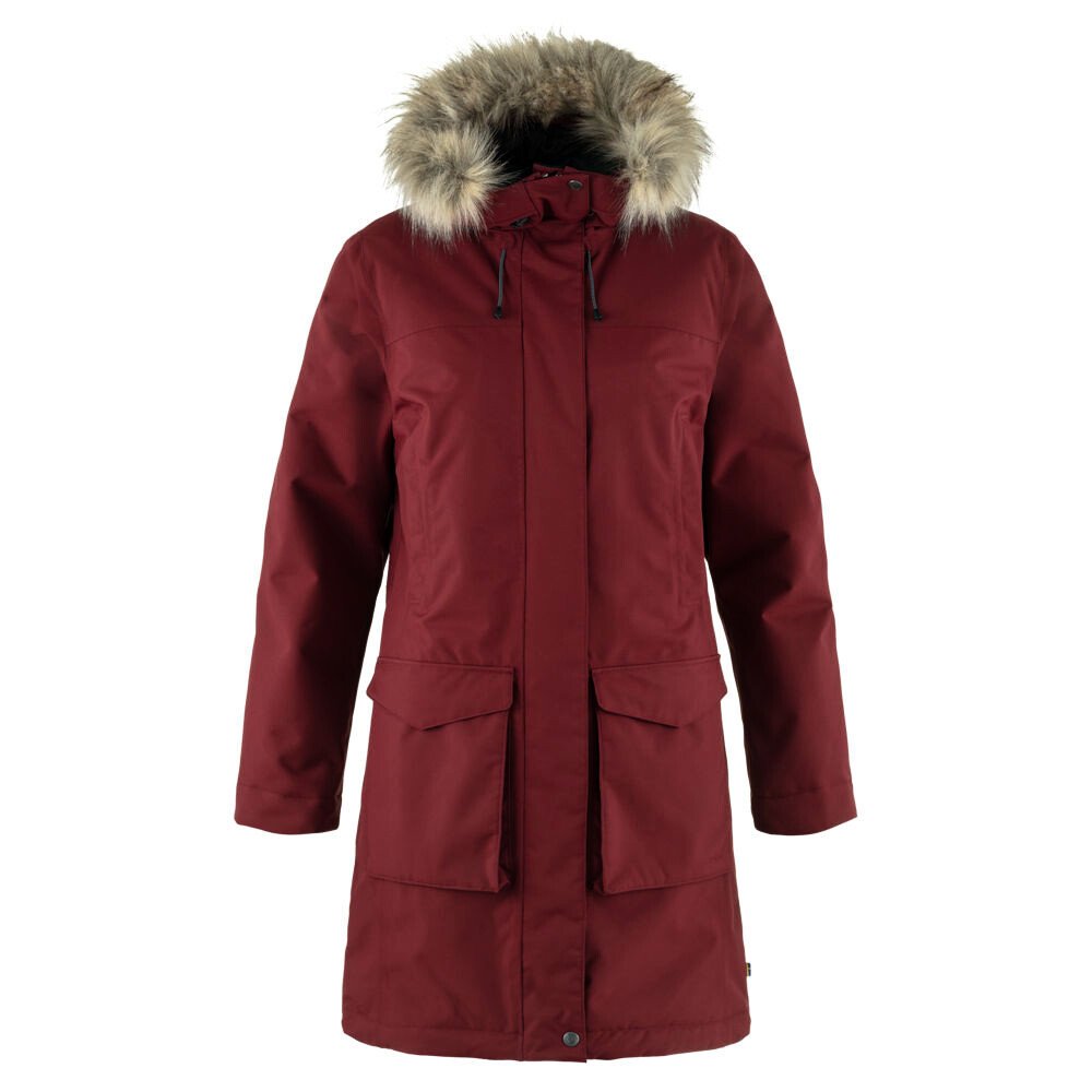 Damska kurtka Fjällräven Polar Nuuk Lite Parka Bordeaux Red S