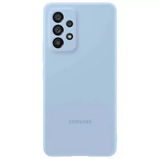 Samsung Silicone Cover gumowe silikonowe etui pokrowiec Galaxy A53 niebieski (EF-PA536TLEGWW) EF-PA536TLEGWW - Etui i futerały do telefonów - miniaturka - grafika 1