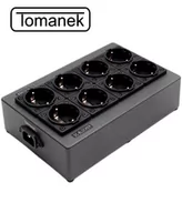 Listwy zasilające - Tomanek TAP8+ – Listwa zasilająca z filtrem i DC Blocker - 8 gniazd ✦ SALON ✦ ZAPYTAJ O RABAT ✦ RATY 30x0% - miniaturka - grafika 1