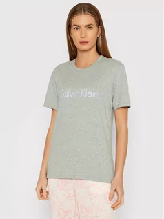 Piżamy damskie - Calvin Klein Underwear T-Shirt 000QS6105E Szary Regular Fit - grafika 1