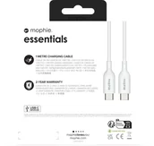 Kable USB - Mophie Essentials - kabel USB-C -USB-C 1m (white) - miniaturka - grafika 1