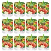 Koncentraty warzywne, przeciery - Zestaw 12 x Mus Przecier Purena Jabłko Wege - miniaturka - grafika 1