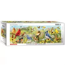 Eurographics Puzzle 1000 Ptaki w ogrodzie, Panorama 628136653381 - Puzzle - miniaturka - grafika 1