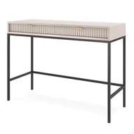 Toaletki - Toaletka kosmetyczna NOVA T104 Kaszmir + złoty uchwyt Czarne nogi - miniaturka - grafika 1