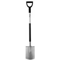 Łopaty i widły - Dedra SZPADEL PROSTY ZAOKRĄGLONY TRZONEK METAL UCHWYT D TW.122CM 80B006 DEDRA 80B006 - miniaturka - grafika 1