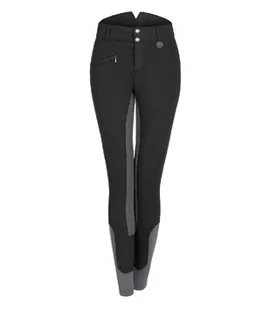 Waldhausen Bryczesy damskie Fun Sport High Waist - ELT - black/asphalt - Bryczesy - miniaturka - grafika 1