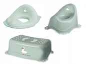 Nocniki - MALTEX Nakadka sedesowa 2K Zebra biao/szara - miniaturka - grafika 1