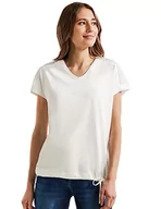 Koszulki i topy damskie - Cecil Damska koszulka koronkowa, Vanilla White, XL - miniaturka - grafika 1