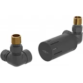 Zawory i kraniki - Mexen G05 zestaw termostatyczny osiowy, antracyt - W903-958-66 - miniaturka - grafika 1