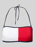 Stroje kąpielowe - Top bandażowy w stylu color blocking - miniaturka - grafika 1