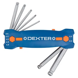 Dexter Zestaw kluczy imbusowych Hex 2 - 8 mm 7 szt. - Klucze i nasadki - miniaturka - grafika 1