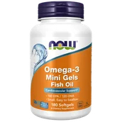 Witaminy i minerały - Now Foods Foods FOODS Omega-3 mini gels 180 kaps. NW377 - miniaturka - grafika 1
