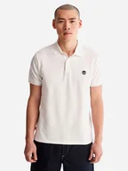 Koszulki męskie - Koszulka polo męska Timberland TB0A2DJE XL Biała (194901759799). Koszulki polo męskie - miniaturka - grafika 1
