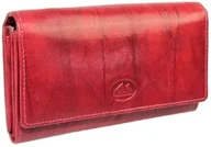Portfele - Portfel Damski Skórzany El Forest (PL) Klamra Wewnątrz Skóra Bydlęca 919 58 RFID BORDOWY 16,5 x 9 x 3 [cm] - miniaturka - grafika 1