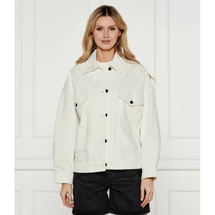 HUGO Kurtka jeansowa Gatria Oversize fit - Kurtki damskie - miniaturka - grafika 1