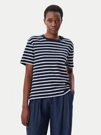 Koszulki i topy damskie - Tommy Hilfiger T-Shirt Modern Cody WW0WW46158 Granatowy Relaxed Fit - miniaturka - grafika 1