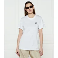Koszulki i topy damskie - Karl Lagerfeld T-shirt IKON PATCH Loose fit - miniaturka - grafika 1