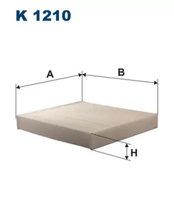FILTRON Filtr kabinowy K1210 - Filtry kabinowe - miniaturka - grafika 1