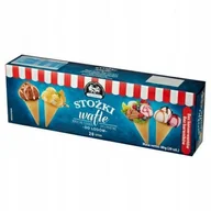 Dodatki do ciast w proszku - SŁAWOJ WAFLE DO LODÓW STOŻKI 80G - miniaturka - grafika 1