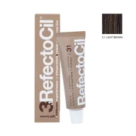 Akcesoria i kosmetyki do stylizacji brwi - REFECTOCIL Henna do brwi i rzęs 3.1 Jasny brąz 15ml - miniaturka - grafika 1