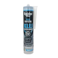 Kleje i inne preparaty budowlane - Spider Glue Klej uszczelniacz Total Crystal 290 ml - miniaturka - grafika 1