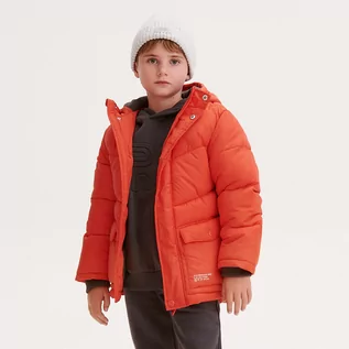 Kurtki i płaszcze dla chłopców - Reserved - Pikowana kurtka z ociepleniem - Czerwony - grafika 1