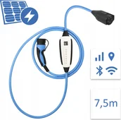 Ładowarki do samochodów elektrycznych - Ładowarka NRGkick 32A Pure for PV-User WLAN + Bleutooth, GSM/GPS/SIM 22kW 7,5m 12801000-30001002 - miniaturka - grafika 1