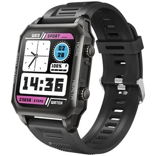 KUMI KU3 Max Czarny - Smartwatch - miniaturka - grafika 1