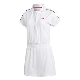 SUKIENKA SEASONALNA WHITE/SHOCK PINKF18 - Rozmiar: 32 - Sukienki - miniaturka - grafika 1