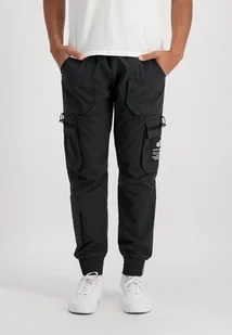 spodnie bojówki ALPHA INDUSTRIES - TACTICAL JOGGER BLACK-M - Spodnie męskie - miniaturka - grafika 1