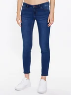 Spodnie damskie - Noisy May Jeansy Allie 27024944 Granatowy Skinny Fit - miniaturka - grafika 1