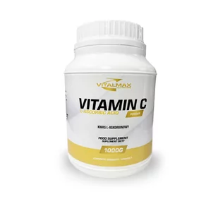 Vitalmax, Witamina C W Proszku, 1000g - Witaminy i minerały Vitalmax, Witamina C W Proszku, 1000g - Witaminy i minerały - miniaturka - grafika 1