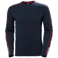 Koszulki sportowe męskie - Helly Hansen Lifa Merino Lightweight Crew, koszulka, męska, granatowa - miniaturka - grafika 1