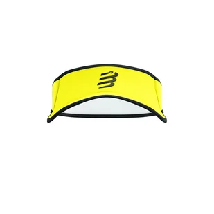 COMPRESSPORT Daszek biegowy VISOR ULTRALIGHT safe yellow/black - Czapki i chusty sportowe damskie - miniaturka - grafika 2