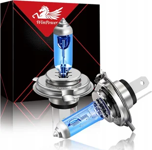 Żarówki Halogenowe H4 60/55W 12V 5000K Ciepła Biel Super Jasne 2szt. - Żarówki samochodowe - miniaturka - grafika 1