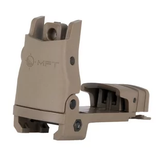 MFT - Celownik przeziernikowy Back Up Polymer Flip Up Rear Sight - Scorched Dark Earth - BUPSWR-SDE - Amunicja i osprzęt ASG - miniaturka - grafika 2