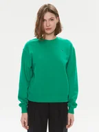 Bluzy damskie - Tommy Hilfiger Bluza Flag WW0WW41246 Zielony Relaxed Fit - miniaturka - grafika 1