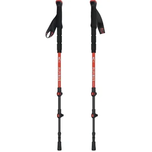Alpinus Kije trekkingowe Dhaulagiri NX43597 czerwony - Kije trekkingowe - miniaturka - grafika 1