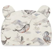 Akcesoria do wózków - Poduszeczka bawełniana Miś Ocean Magic Sea Animals, BabySteps - miniaturka - grafika 1